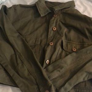 Green Jean Jacket